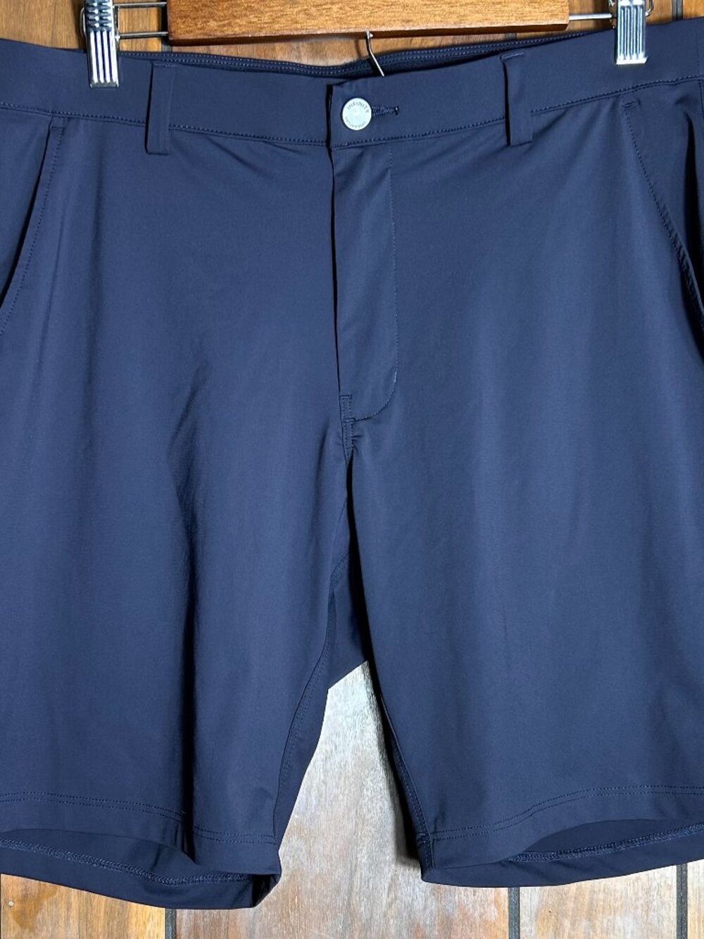 Infinity Linearflex Performance Shorts Mens 32 Black 4-Way Stretch - Golf Active